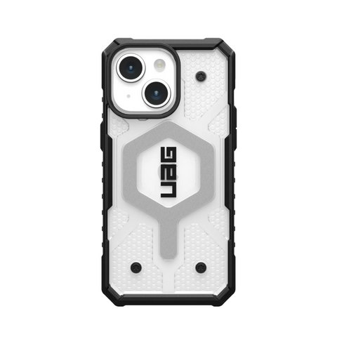 Husa iPhone MagSafe Pathfinder Clear UAG pentru iPhone 15 Plus Ice - WATCHERS