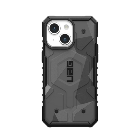 Husa iPhone MagSafe Pathfinder UAG pentru iPhone 15 Plus Geo Camo - WATCHERS