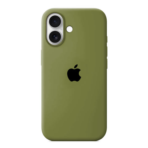Husa iPhone din Silicon pentru iPhone 17 Army Green