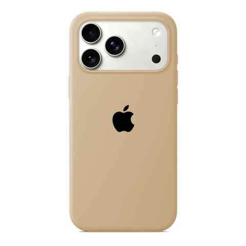 Husa iPhone  din Silicon pentru iPhone 17 Pro Honey