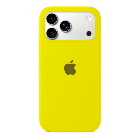 Husa iPhone  din Silicon pentru iPhone 17 Pro Lemon