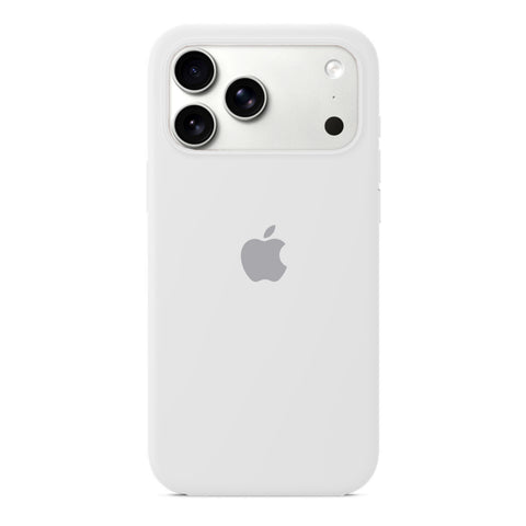 Husa iPhone din Silicon pentru iPhone 17 Pro White