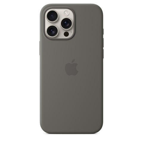Husa iPhone MagSafe din Silicon pentru iPhone 16 Pro Stone Gray - WATCHERS