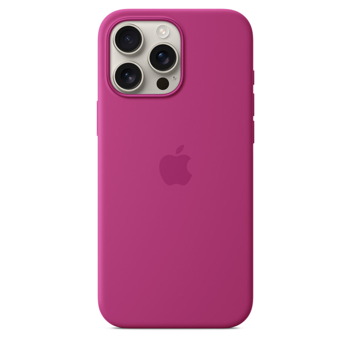 Husa iPhone MagSafe din Silicon pentru iPhone 16 Pro Max Fuchsia - WATCHERS
