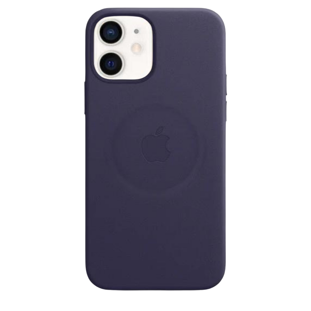 Husa iPhone MagSafe din Piele pentru iPhone 12 Mini Baltic Blue - WATCHERS
