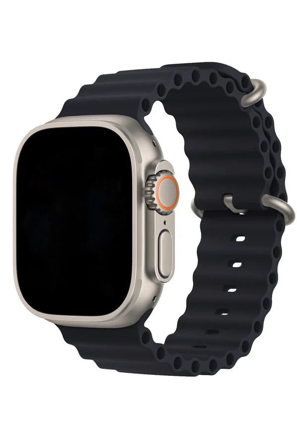 Curea Ceas Apple Watch Silicon Ocean Dark Navy Blue - WATCHERS