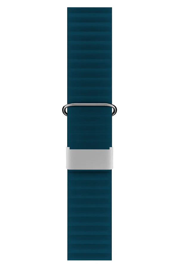 Curea Ceas Apple Watch Leather Majestic Blue - WATCHERS