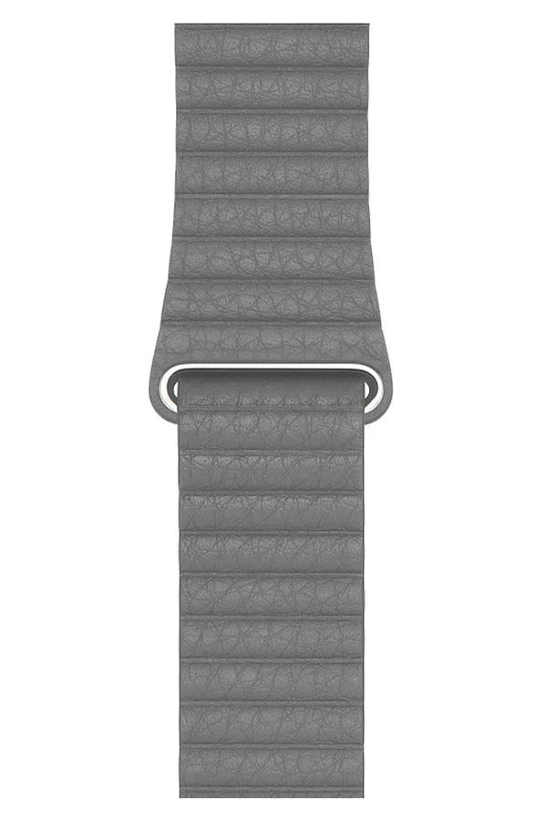 Curea Ceas Apple Watch Casual Leather Gray - WATCHERS