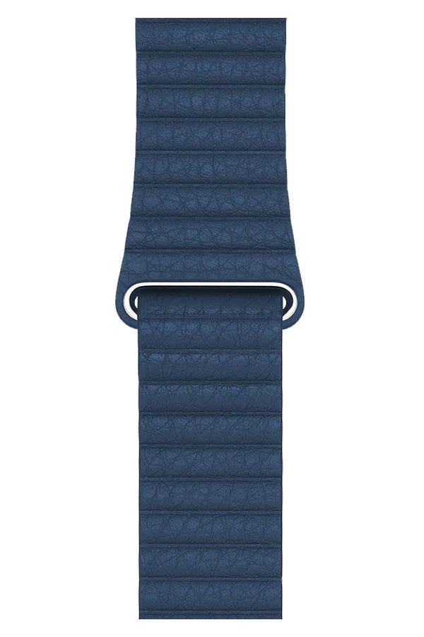 Curea Ceas Apple Watch Casual Leather Lacivert - WATCHERS