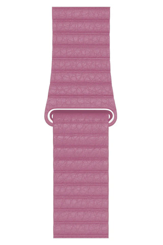Curea Ceas Apple Watch Casual Leather Pink - WATCHERS