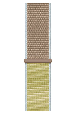 Curea Ceas Apple Watch Sport Nylon Green Coffee - WATCHERS