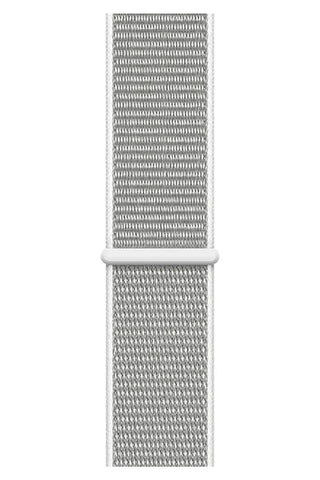 Curea Ceas Apple Watch Nylon White Gray - WATCHERS