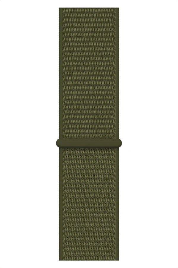 Curea Ceas Apple Watch Sport Nylon Kaki - WATCHERS