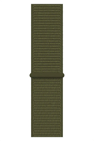 Curea Ceas Apple Watch Sport Nylon Kaki - WATCHERS