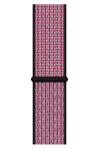 Curea Ceas Apple Watch Sport Nylon Dark Rainbow - WATCHERS