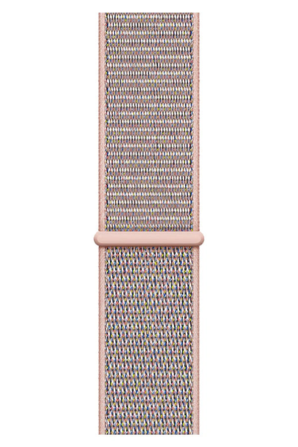 Curea Ceas Apple Watch Sport Nylon Sand Pink - WATCHERS