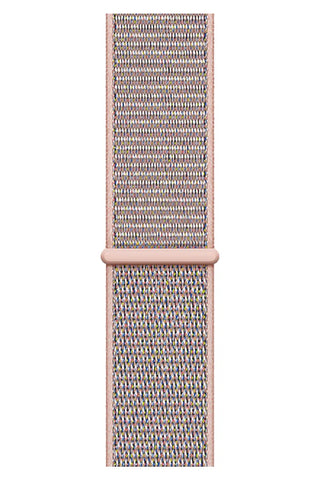 Curea Ceas Apple Watch Sport Nylon Sand Pink - WATCHERS