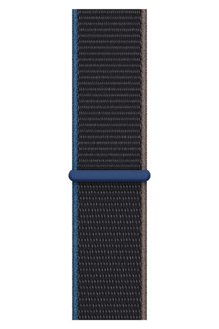 Curea Ceas Apple Watch Sport Nylon Blue Slate - WATCHERS
