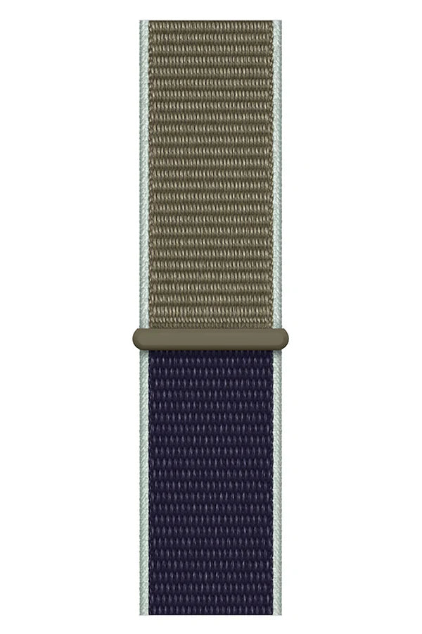 Curea Ceas Apple Watch Sport Nylon Herbal Kaki - WATCHERS