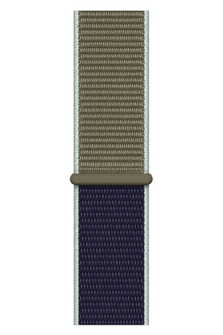Curea Ceas Apple Watch Sport Nylon Herbal Kaki - WATCHERS