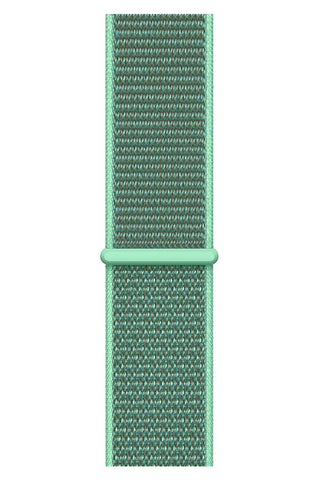 Curea Ceas Apple Watch Sport Nylon Aqua Green - WATCHERS