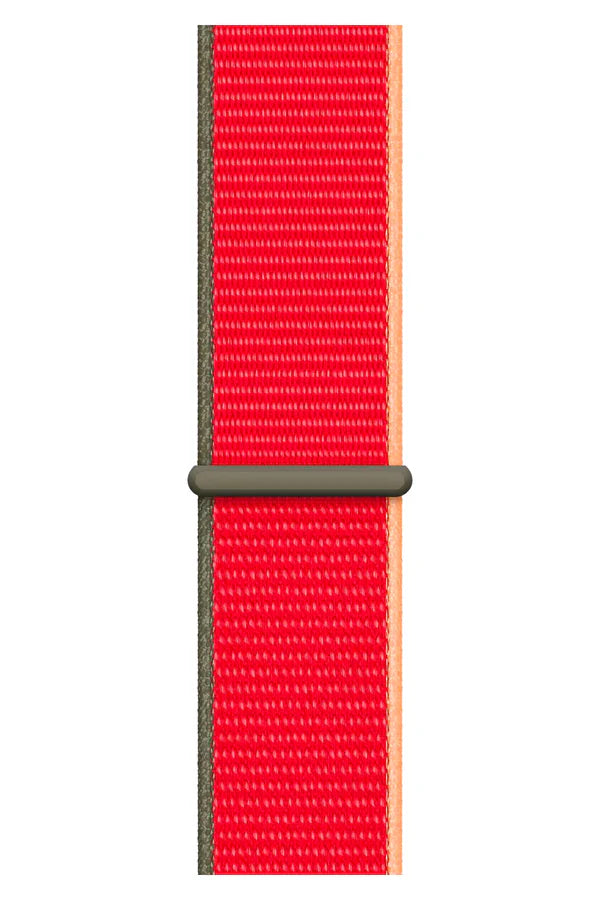 Curea Ceas Apple Watch Sport Nylon Red Forest - WATCHERS