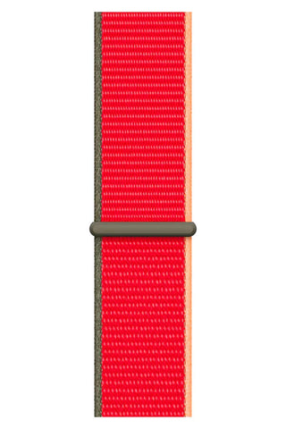 Curea Ceas Apple Watch Sport Nylon Red Forest - WATCHERS