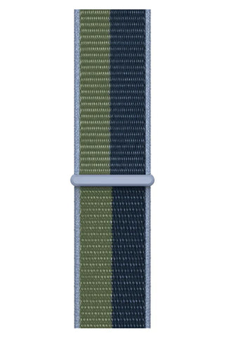 Curea Ceas Apple Watch Sport Nylon Olive Navy - WATCHERS