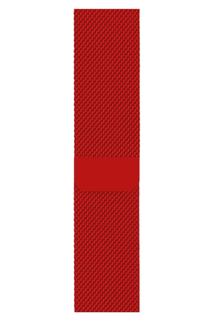 Curea Ceas Apple Watch Milanese Rich Red Metalica - WATCHERS
