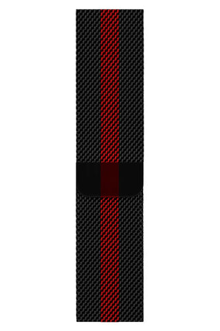 Curea Ceas Apple Watch Milanese Racing Red Metalica - WATCHERS