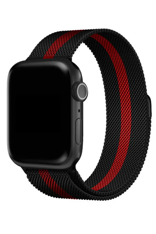 Curea Ceas Apple Watch Milanese Racing Red Metalica - WATCHERS