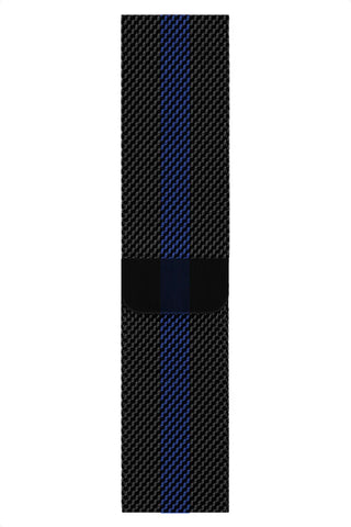 Curea Ceas Apple Watch Milanese Racing Blue Metalica - WATCHERS