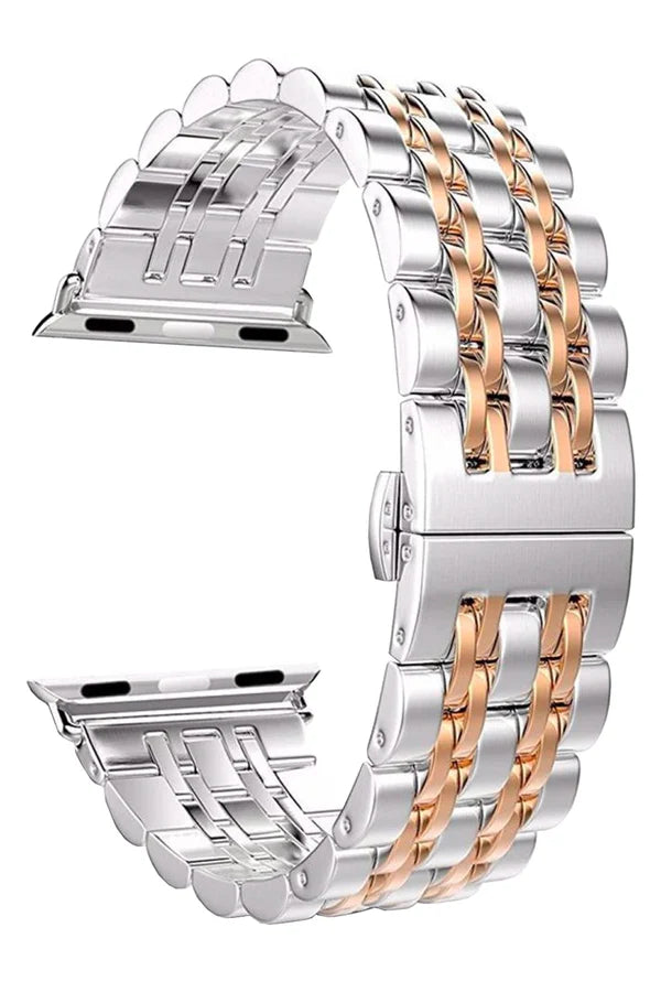 Curea Ceas Apple Watch Steel Melanthe Rose - WATCHERS