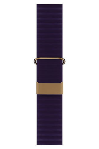 Curea Ceas Apple Watch Leather Majestic Pansy - WATCHERS