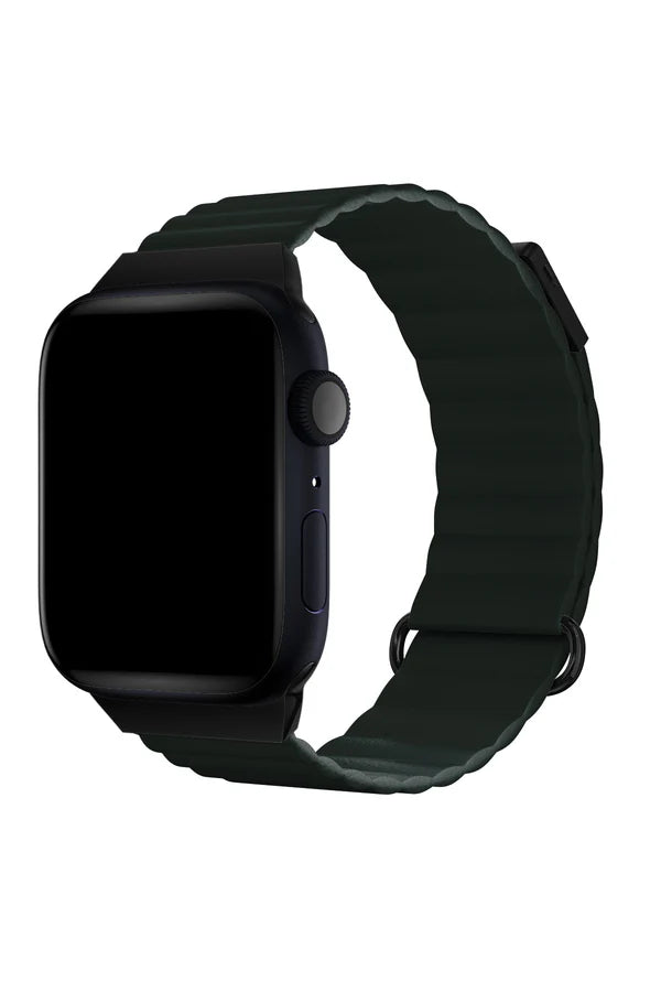 Curea Ceas Apple Watch Leather Majestic Pine - WATCHERS