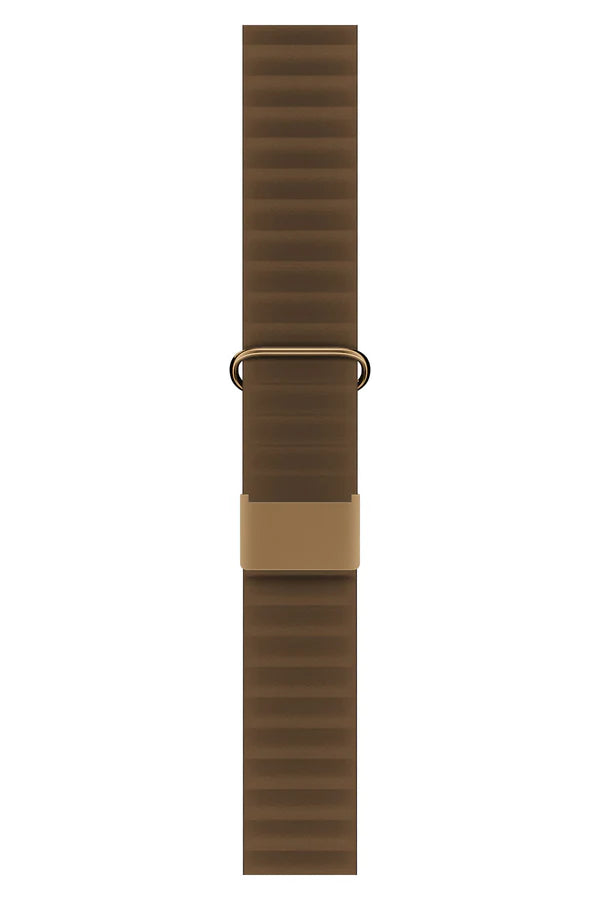 Curea Ceas Apple Watch Leather Majestic Light Brown - WATCHERS