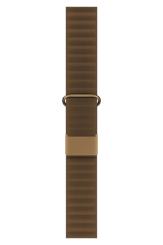 Curea Ceas Apple Watch Leather Majestic Light Brown - WATCHERS
