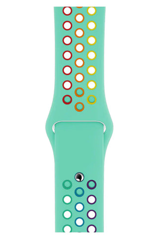 Curea Ceas Apple Watch Silicon Sport Amazon Rainbow - WATCHERS