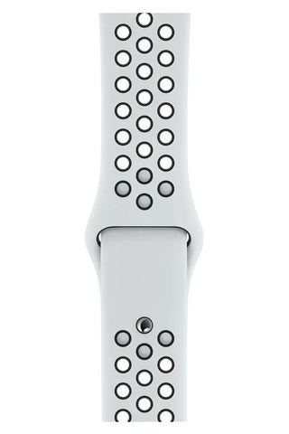 Curea Ceas Apple Watch Silicon Sport White Black - WATCHERS