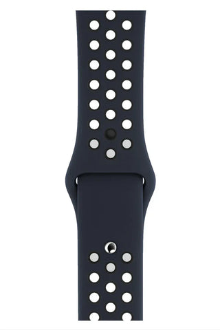 Curea Ceas Apple Watch Sport Silicon Black Lacivert - WATCHERS