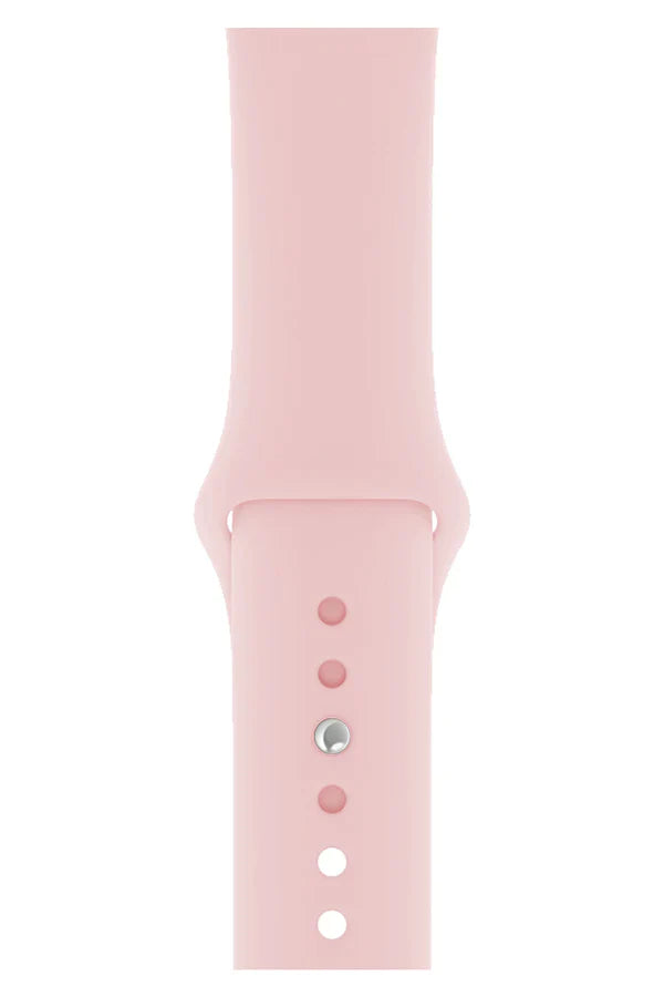 Curea Ceas Apple Watch Silicon Clasic Sand Pink - WATCHERS