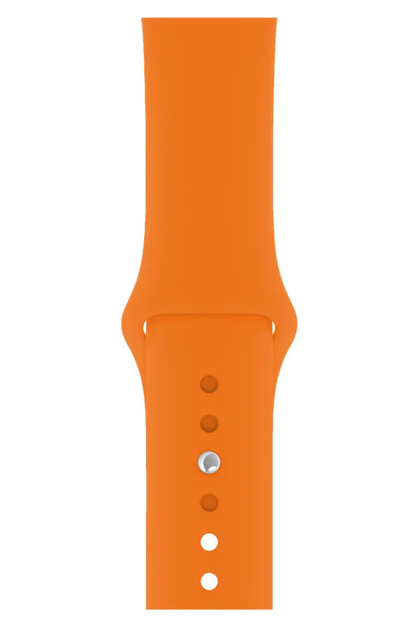 Curea Ceas Apple Watch Silicon Clasic Pastel Orange - WATCHERS