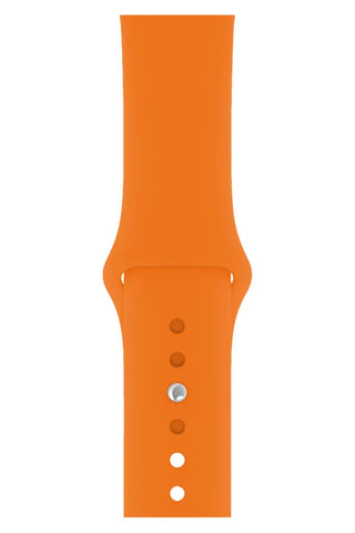 Curea Ceas Apple Watch Silicon Clasic Pastel Orange - WATCHERS