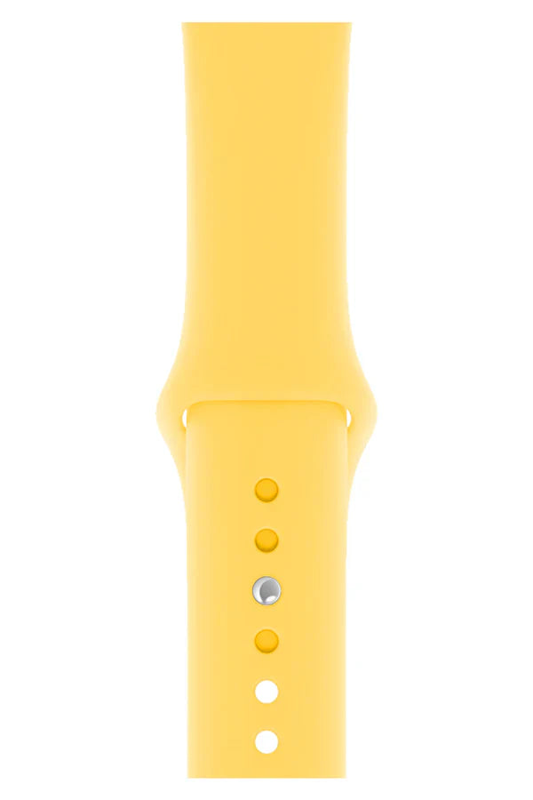 Curea Ceas Apple Watch Silicon Clasic Pastel Yellow - WATCHERS