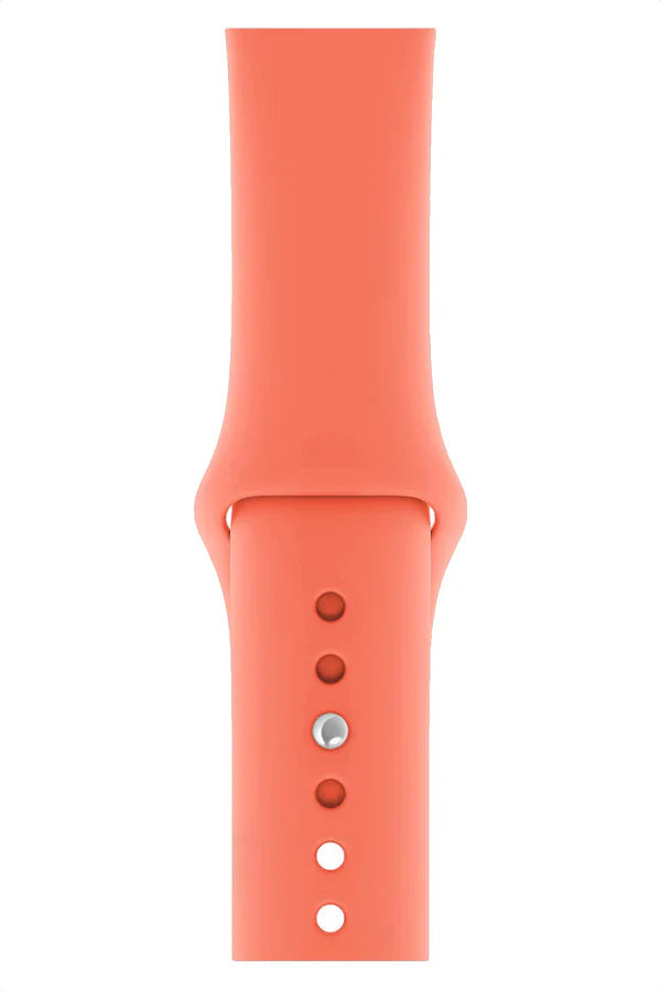 Curea Ceas Apple Watch Silicon Clasic Powder Orange - WATCHERS