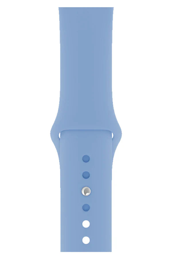 Curea Ceas Apple Watch Silicon Clasic Retro Blue - WATCHERS