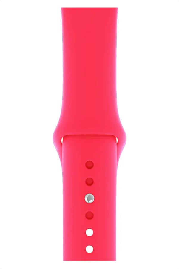 Curea Ceas Apple Watch Silicon Clasic Retro Pink - WATCHERS