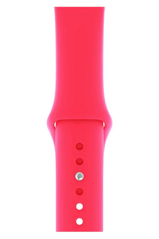 Curea Ceas Apple Watch Silicon Clasic Retro Pink - WATCHERS