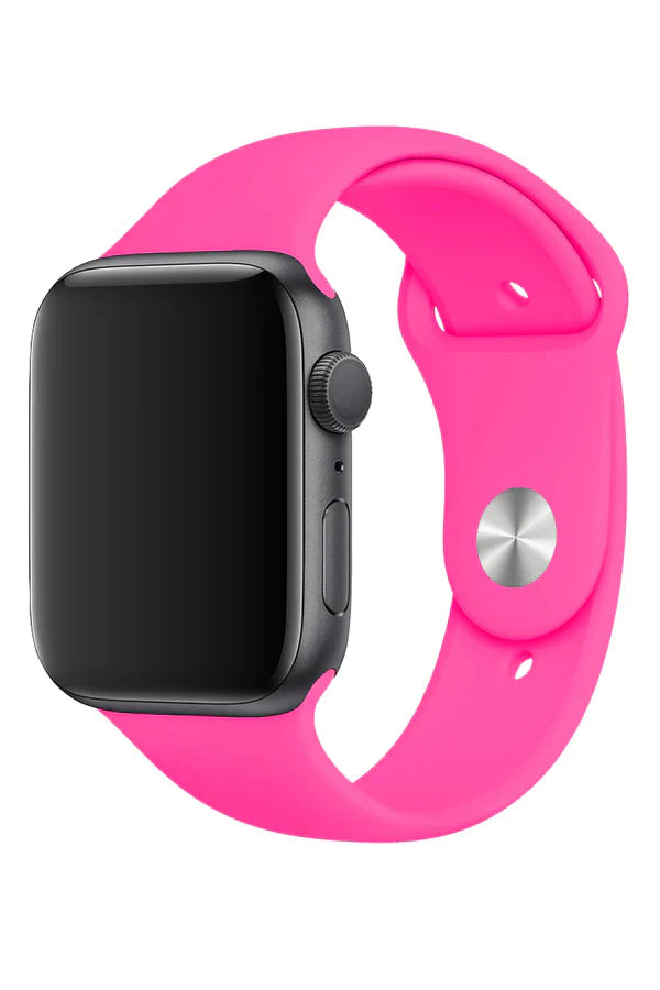Curea Ceas Apple Watch Silicon Clasic Candy Pink - WATCHERS
