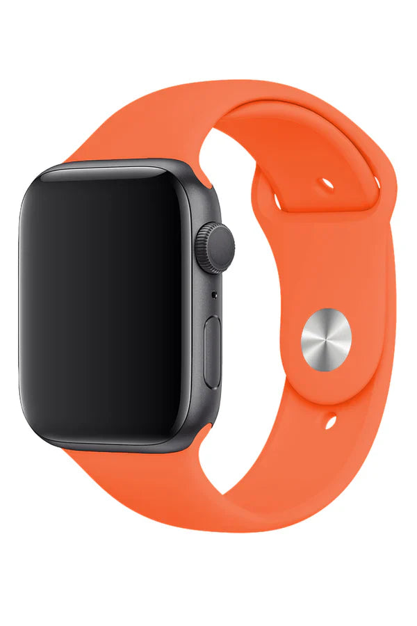 Curea Ceas Apple Watch Silicon Clasic Orange - WATCHERS